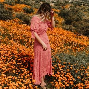 Brand New H&M Midi Floral Dress